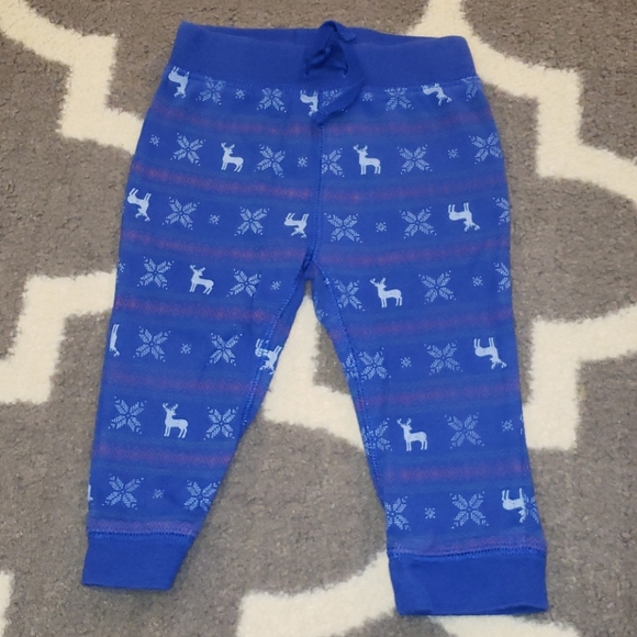 Old Navy Boy Christmas leggings Size 12-18m - Picture 1 of 3